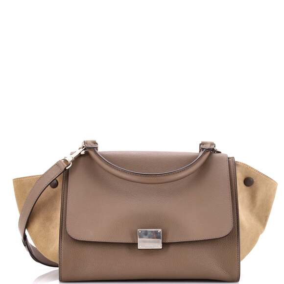 Celine Trapeze Bag Leather Small #236646C78B